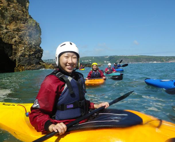 Sea kayaking