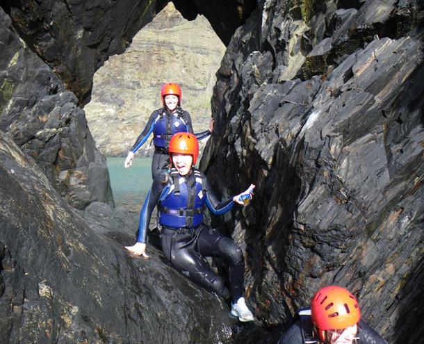 Coasteering fun