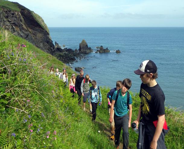 Coastal hike