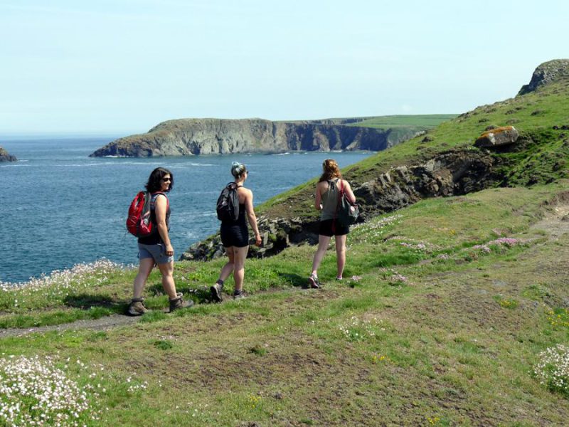 Coastal hiking